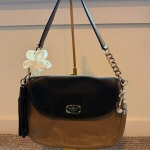 Michael kors pebbled leather bag